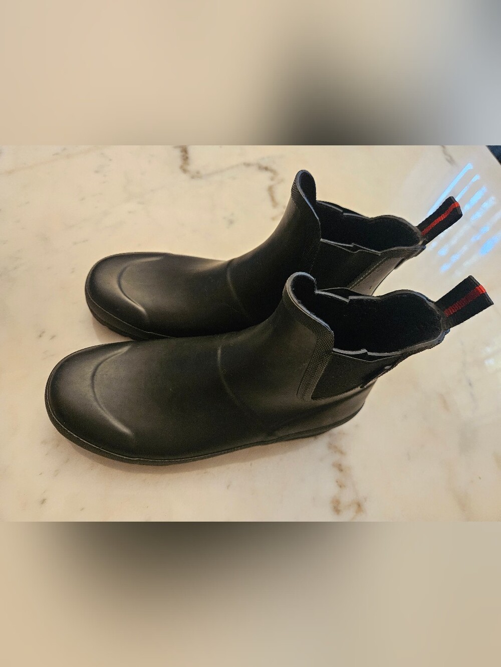 Tretorn Chelsea Classic Rain Boot Black Ankle Boots